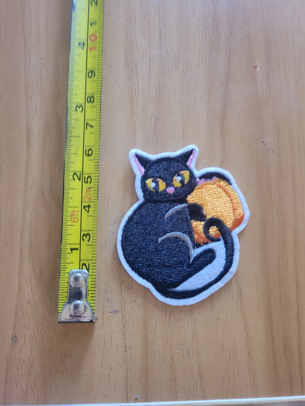 🎃BUY 2 GET 1 FREE🎃Black Cat Pumpkin Embroidered Patch